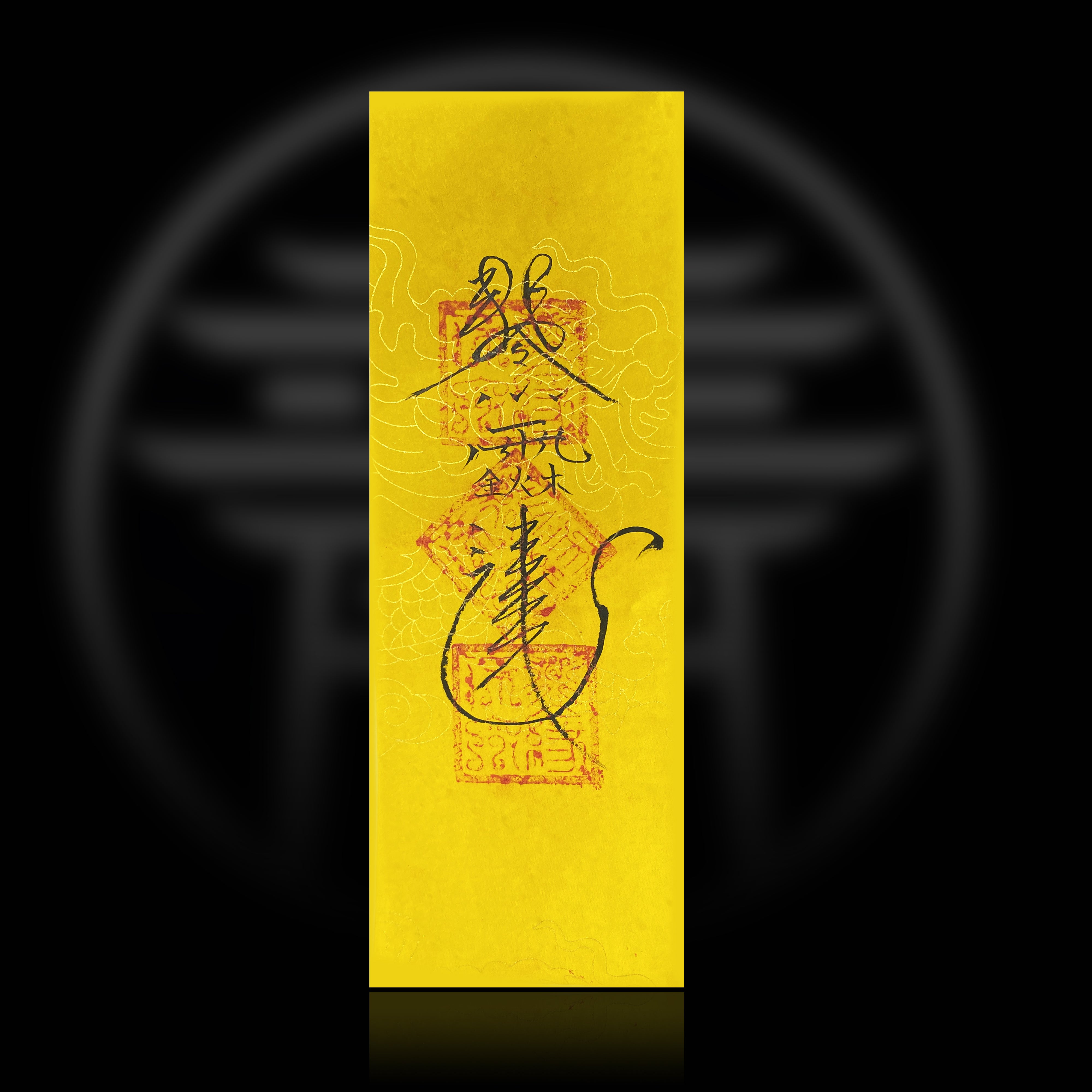 Taoist Feng Shui Tai Sui Amulet - Hand-Drawn and Blessed for Protection