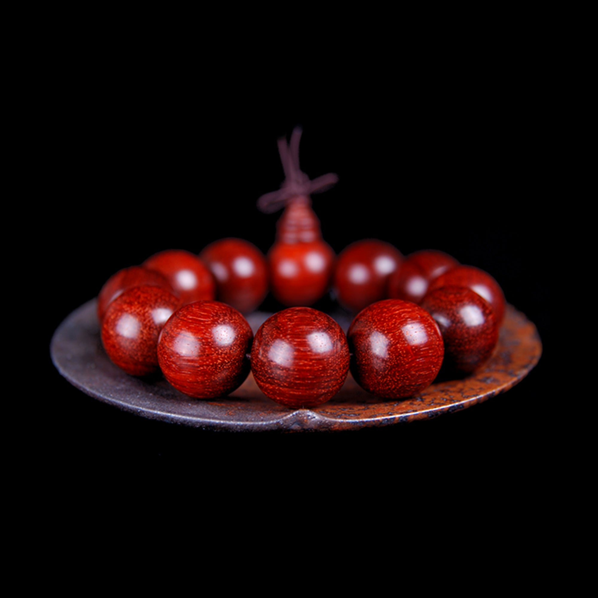 Fengshui Taoism Red Sandalwood Bracelet - Calming, Protection, and Sleep Aid