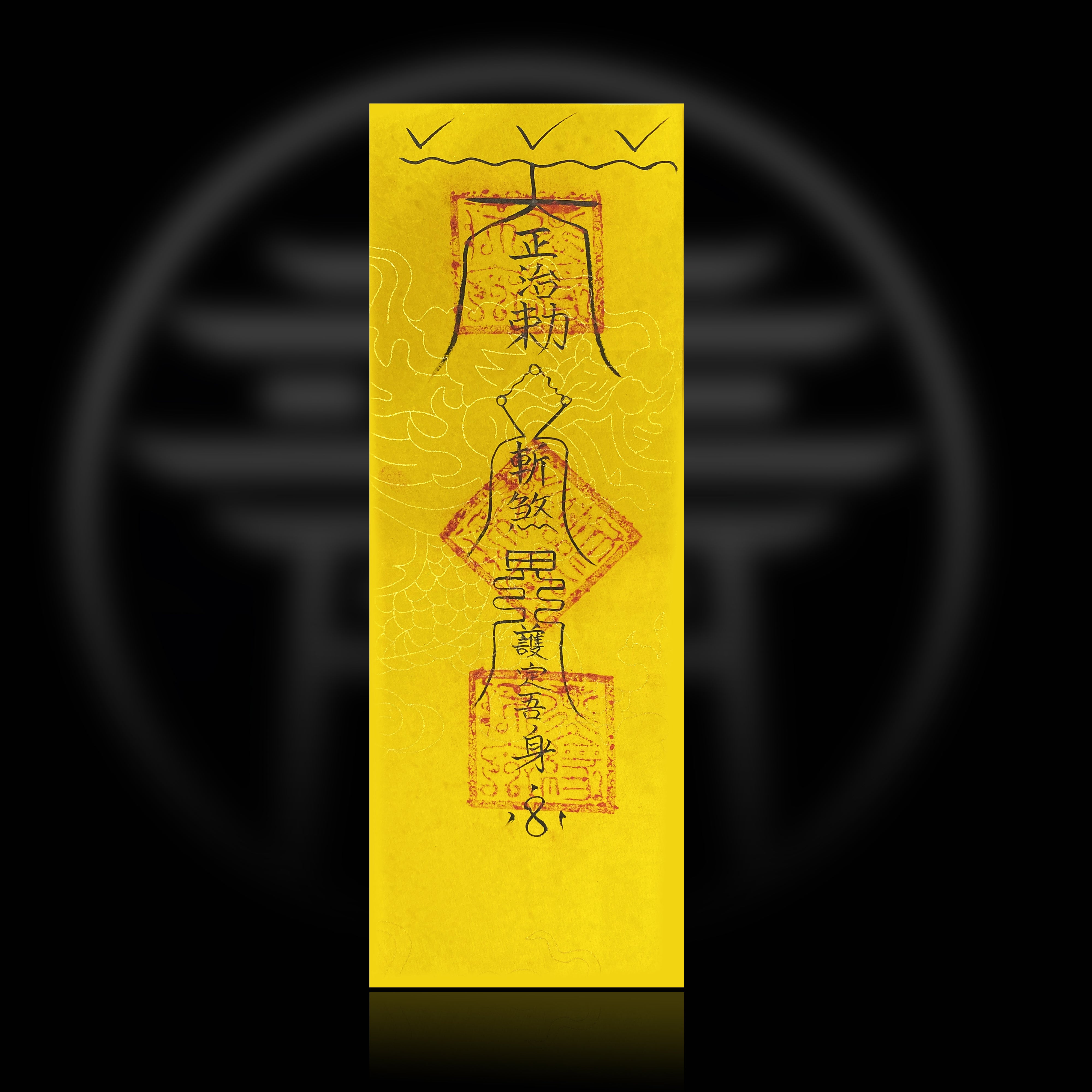 Taoist Feng Shui Protection Amulet -Talisman for Safety and Blessing