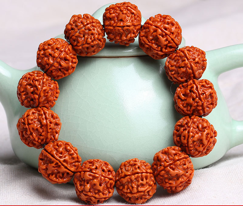 Fengshui Taoism Rudraksha Bracelet - Amulet, Strength Enhancement, Wisdom Boost